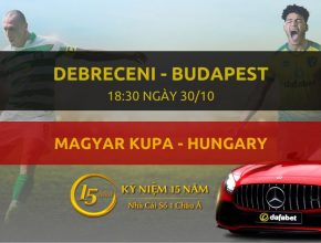 Kèo nhà cái Dafabet trực tiếp trận DEBRECENI EAC - MTK Budapest FC. Trận đấu diễn ra: 18h30 ngày 30/10