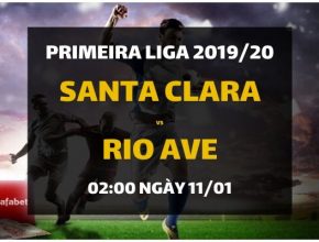 Kèo bóng đá: CD Santa Clara - Rio Ave (02h00 ngày 11/01)