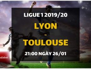 Cá cược bóng đá Pháp Olympique Lyon - Toulouse (21h00 ngày 26/01)