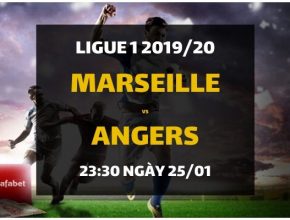 Kèo bóng đá Pháp Olympique Marseille - Angers (23h30 ngày 25/01)
