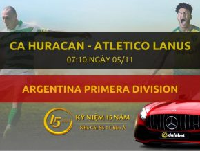 Soi kèo nhà cái Dafabet: CA Huracan – Atletico Lanus (07h10 ngày 05/11)