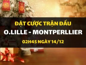 O.lille - HSC Montperllier (02h45 ngày 14/12)